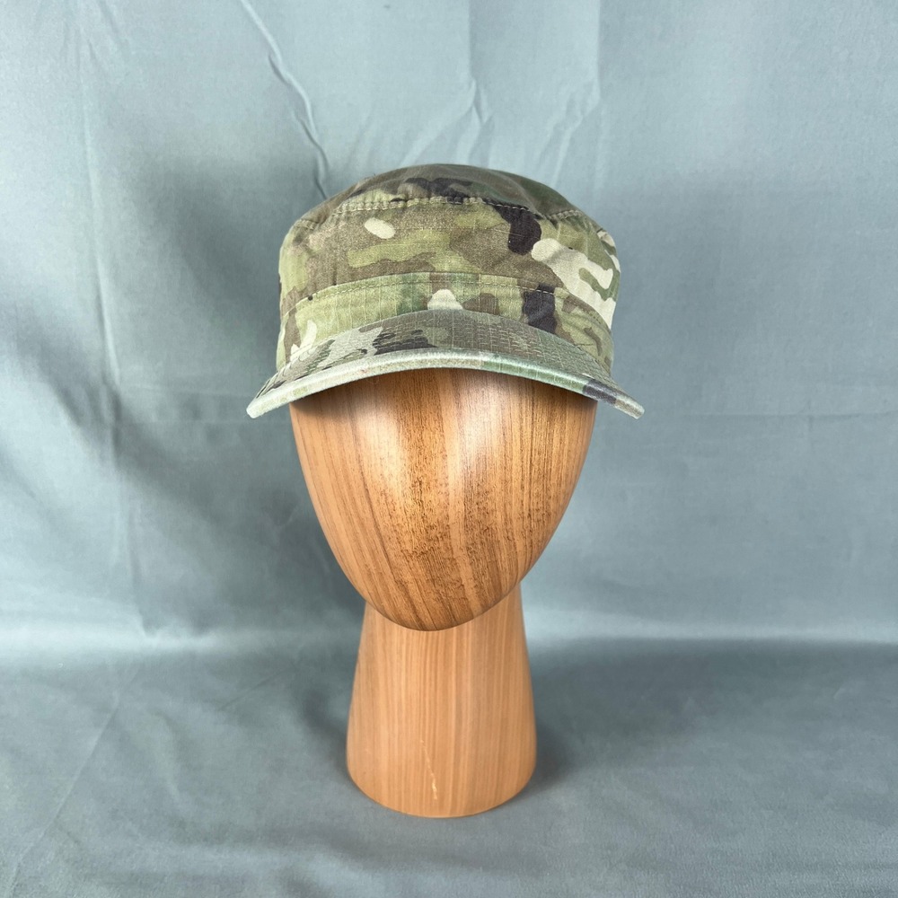 Mens Patrol Cap One Size Multicolor Camouflage Tactical Military Hook & Loop
